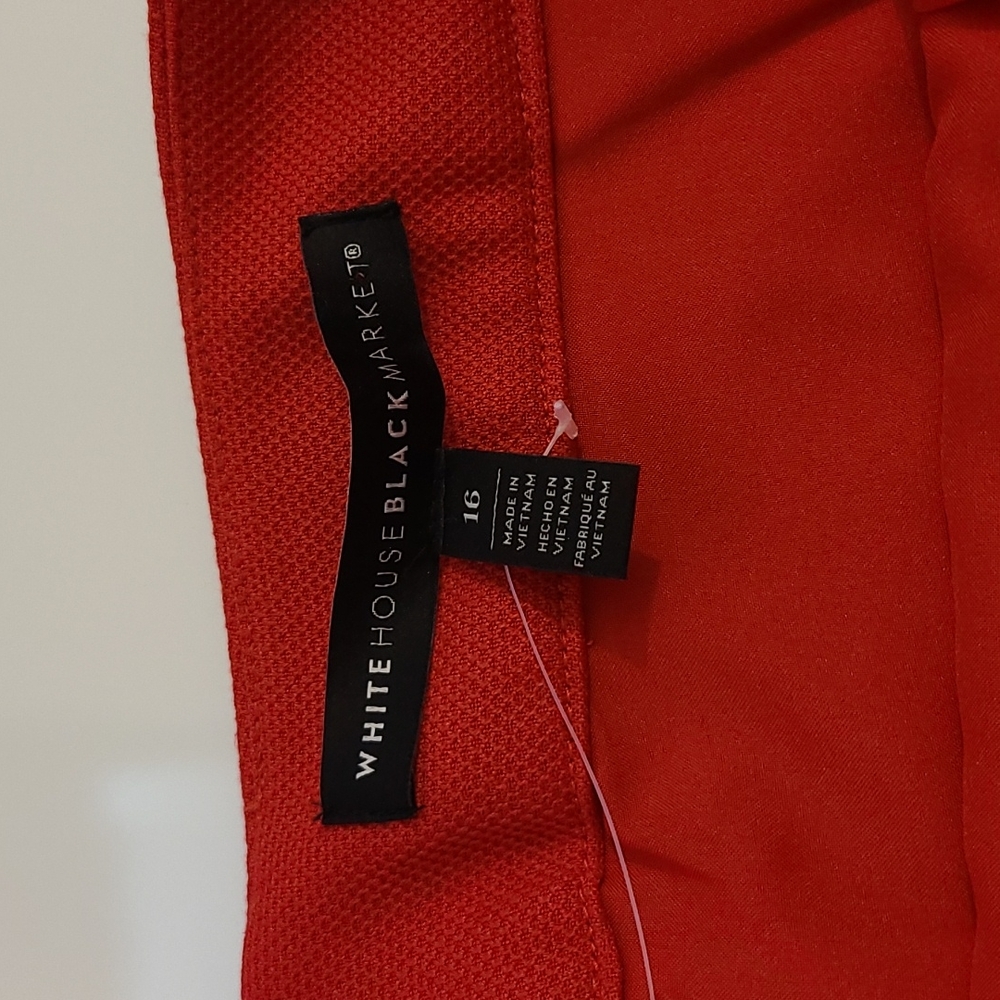 Red skirt